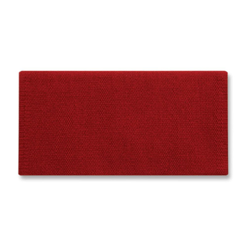 1314-41 San Juan Solid Red Earth 36x34 New Zealand Wool Saddle Blanket
