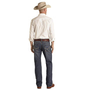 Rock & Roll Denim Mens Crossed Stitch Double Barrel