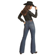 Rock & Roll Denim Womens Medium Vintage High Rise Trouser