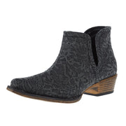 Women's Ava Black Lace Overlay Bootie