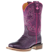 Kids Purple People Eater with Snappy Sole Cowgirl Boot