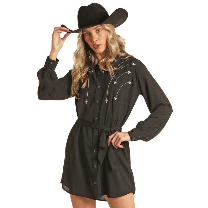 Rock & Roll Denim Womens Shirt Dress