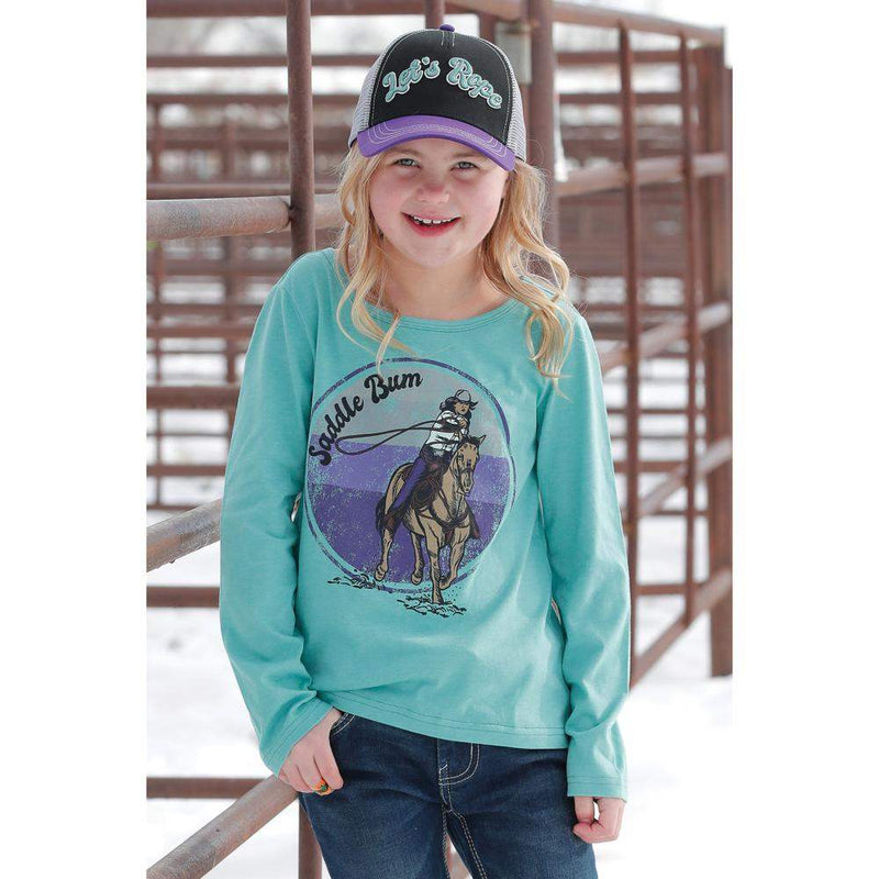 Cruel Girl Girls Saddle Bum Long Sleeve