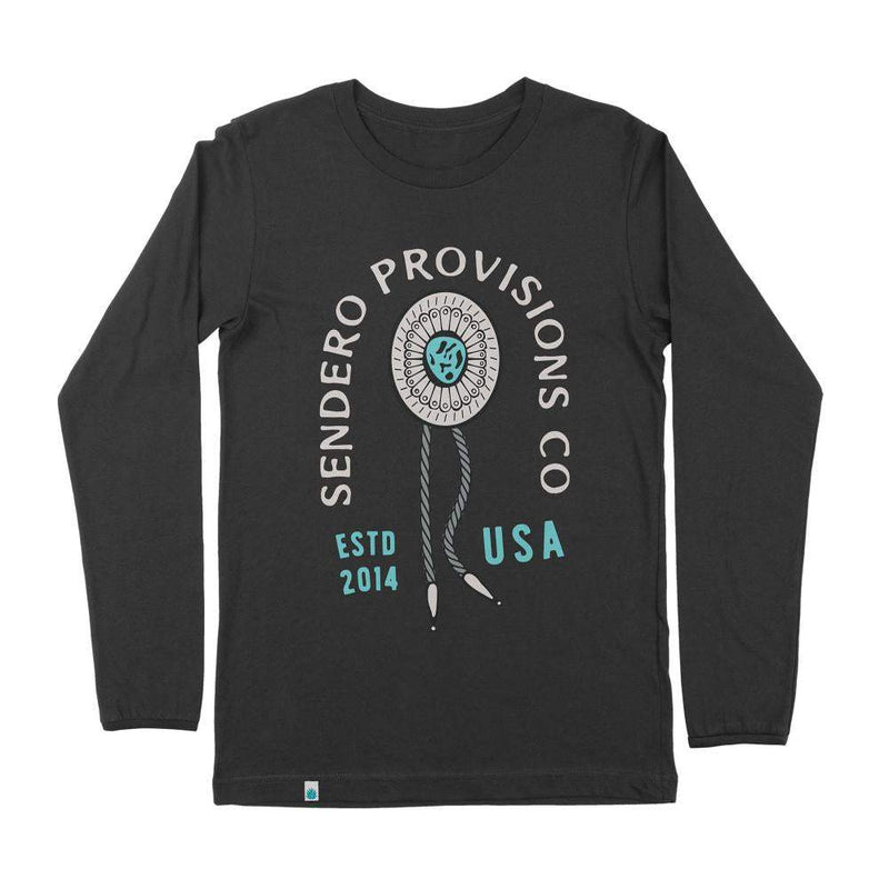 Sendero Provisions Co Men's El Bolo Black Long Sleeve T-shirt