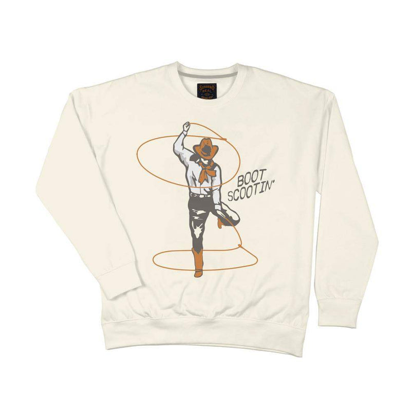 Sendero Provisions Co Women's Boot Scootin Beige Sweatshirt