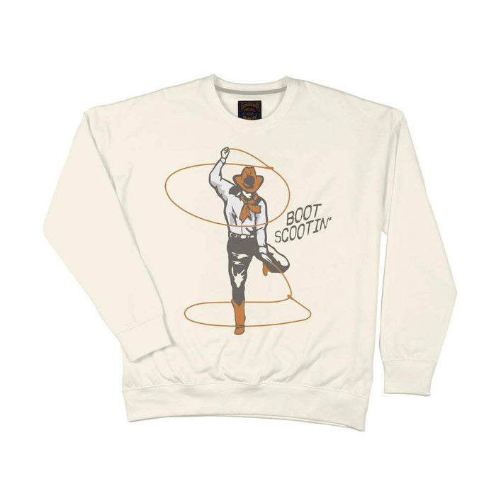 Sendero Provisions Co Women's Boot Scootin Beige Sweatshirt
