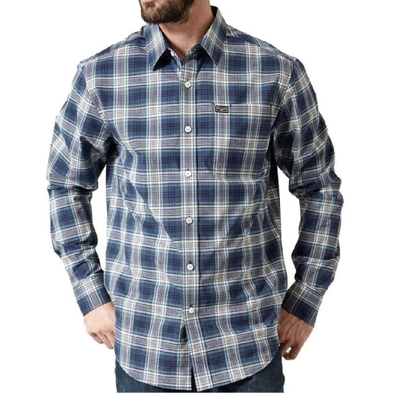 Kimes Ranch Men's Aldrich Navy Dress Shirt