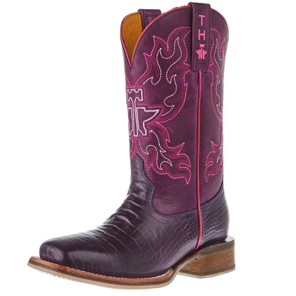 Tin Haul Footwear Youth Purple People Eater with Snappy Sole Cowgirl B