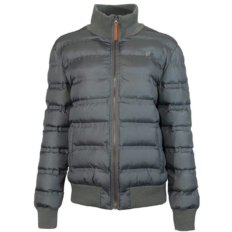 Ladies Green Quilted Track Jacket
