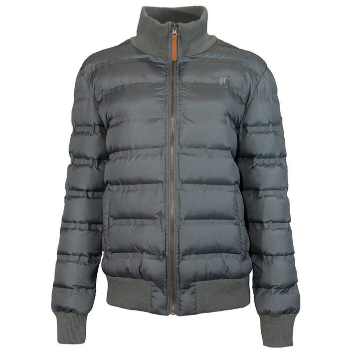 Ladies Green Quilted Track Jacket