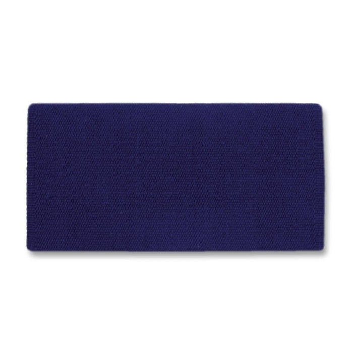 1314-92 San Juan Solid Indigo 36x34 New Zealand Wool Saddle Blanket