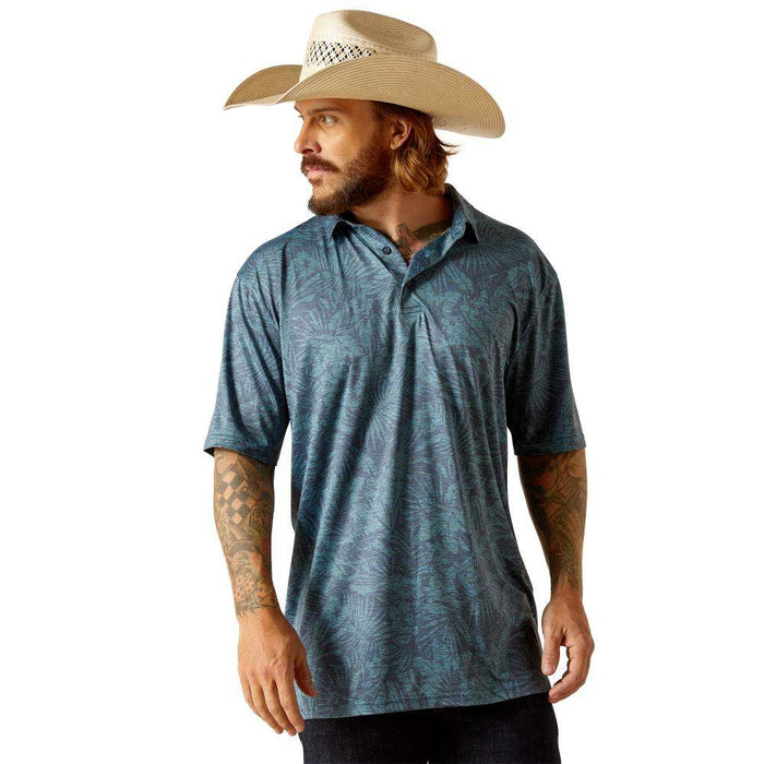 Ariat Mens Printed Charger 2.0 Polo