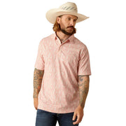 Ariat Mens Modern Fit Rose Polo