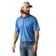 Mens Charger 2.0 Turkish Blue Polo Short Sleeve Shirt