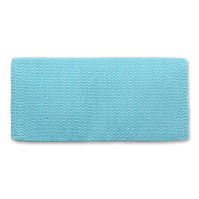 1314A-76 San Juan 34X30 Aqua New Zealand Wool Saddle Blanket