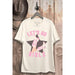 Womens Lets Go Girls Ivory Tee