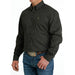 Cinch Men's Black Print Button Down Shirt