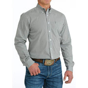 Men's White Modern Fit Button Down Shirt