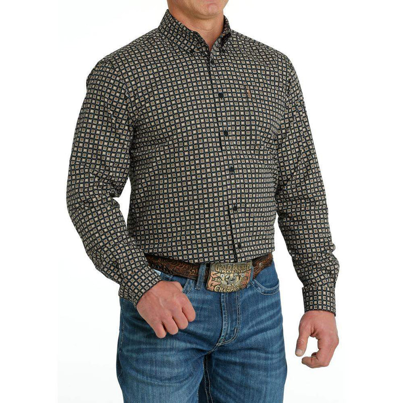 Cinch Men's Black Modern Button Down Shirt