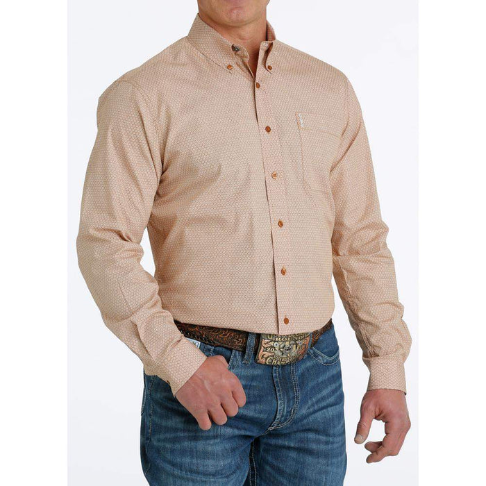 Cinch Men's Gold Modern Fit Button Down Shirt