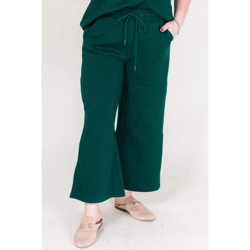 See And Be Seen n Forest Cropped Wide Leg Pants