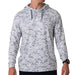 Men's White Camo Performance Hoodie