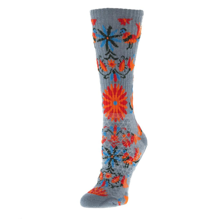 Fringe Otomi Grey Performance Crew Sock OSFM