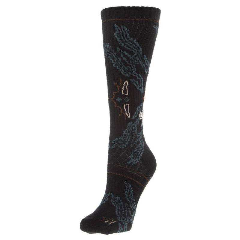 Fringe Tucumcari Black Performance Crew Sock OSFM
