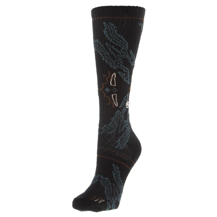 Fringe Tucumcari Black Performance Crew Sock OSFM