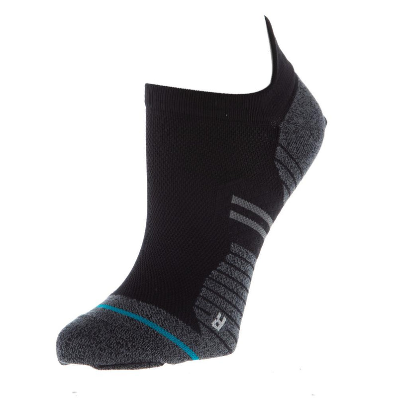 Unisex Performance Run Light 3 Pack Black Tab Socks