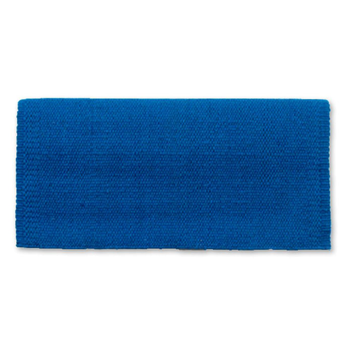 1314C-33 San Juan Solid Show Turquoise 38x34 New Zealand Wool Saddle Blanket