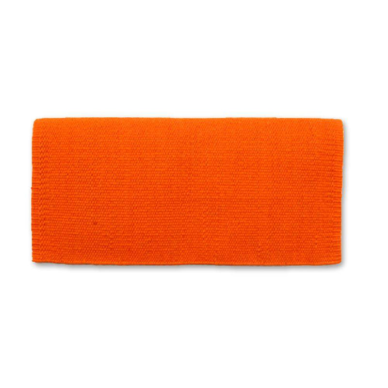 San Juan 38X34 Orange New Zealand Wool Saddle Blanket