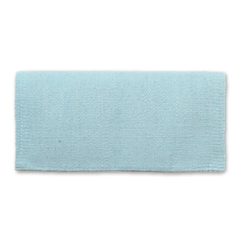 1314C-80 San Juan Solid Crystal Ice Blue 38x34 New Zealand Wool Saddle Blanket