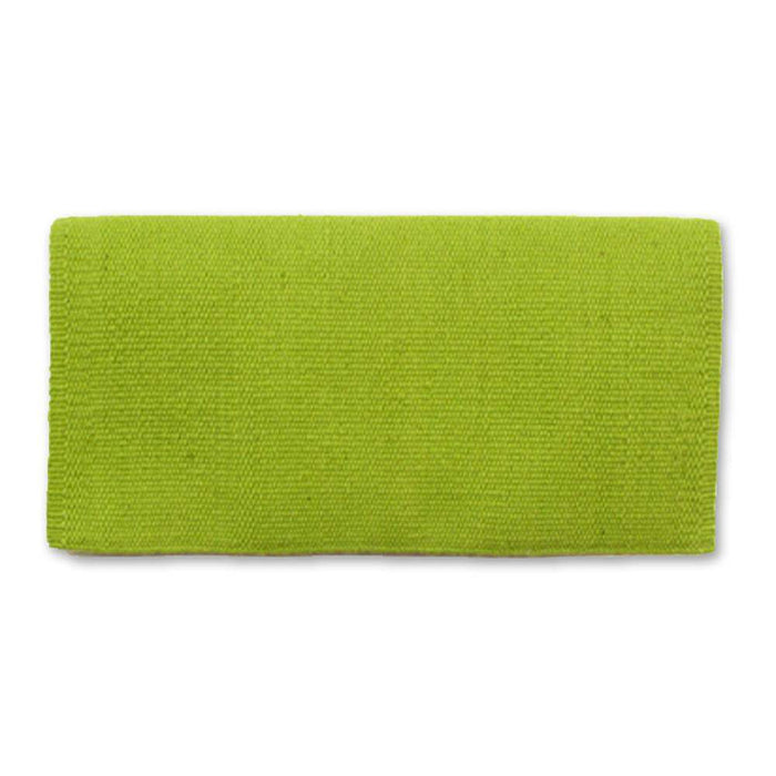 Mayatex San Juan 24x24 Lime Green New Zealand Wool Pony Saddle Blanket