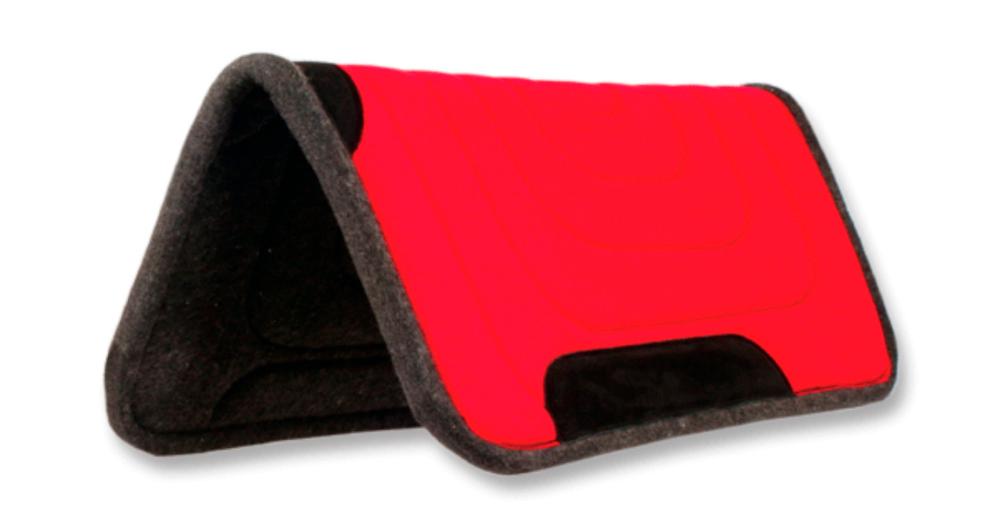 Red 32x32 Ranch Working Felt Saddle Pad