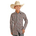 Panhandle Boy's Paisley Print Snap Shirt