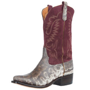 Men's Karung Snake 13in Matador Kid Suede Top Cowboy Boot