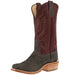 Women's Ride Ready Grey Safari Elephant Ear 13In Oxblood Waxy Kansas Top Boot