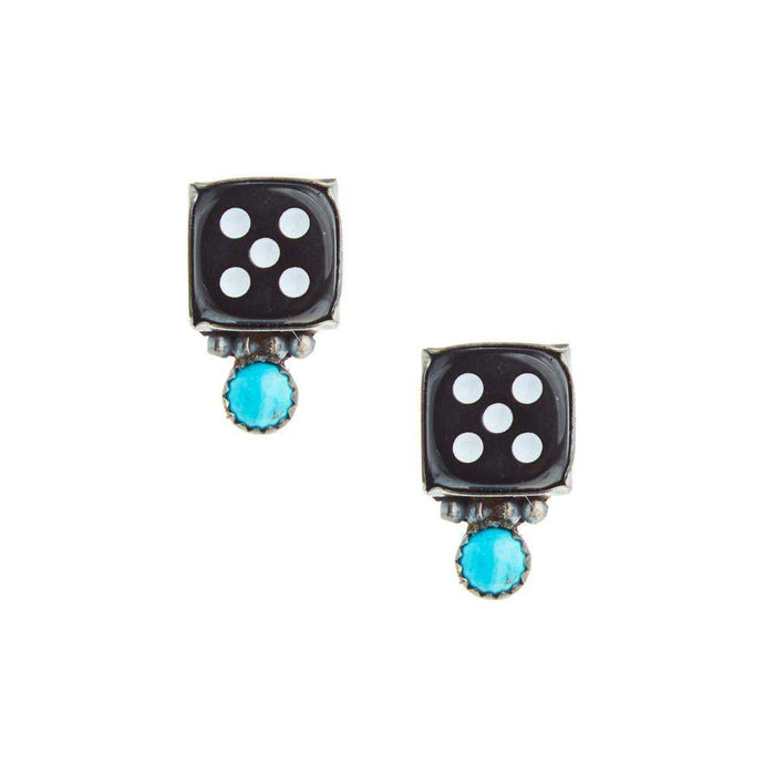 Black Dice Earrings