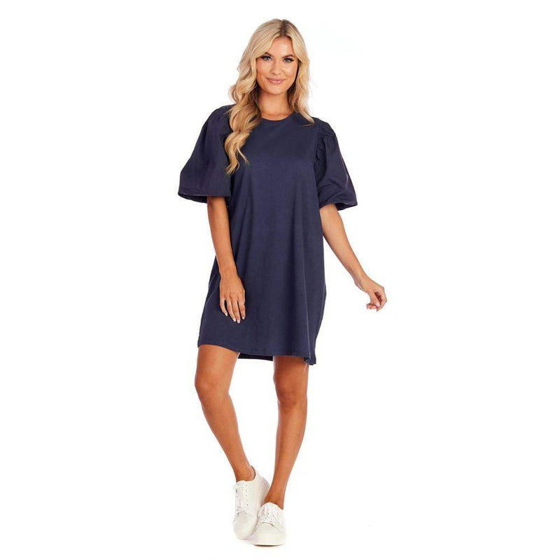Mud Pie Women's Navy Shallon Dress