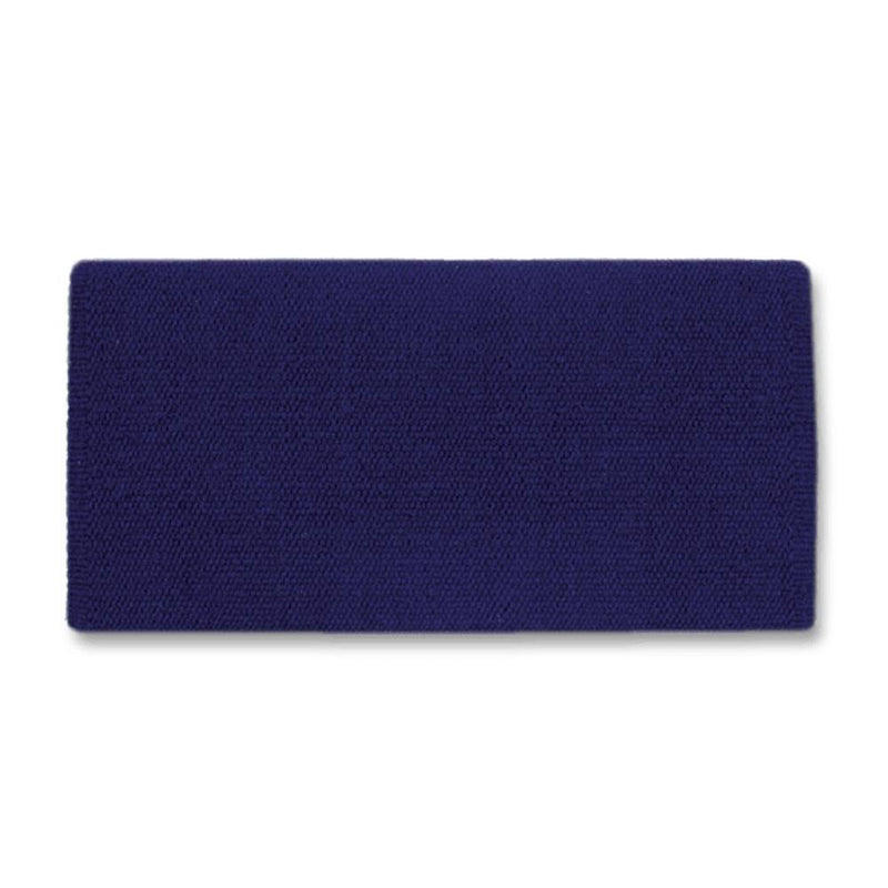 1314C-92 San Juan Solid Indigo 38x34 New Zealand Wool Saddle Blanket