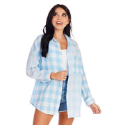 Women's Blue Jameson Button Down Shirt