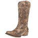 Roper Footwear Women`s Brown Faux Leather Laser Brown Boot