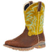 Mens TLX Roustabout Walnut 11 In Brown Top Waterproof Square Steel Toe Boot