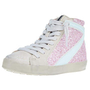 Rooney Toddlers Pink Glitter High Top Shoes