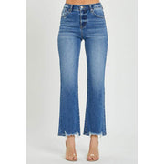 Risen Jeans Women's Dark High Rise Relaxed Jeans