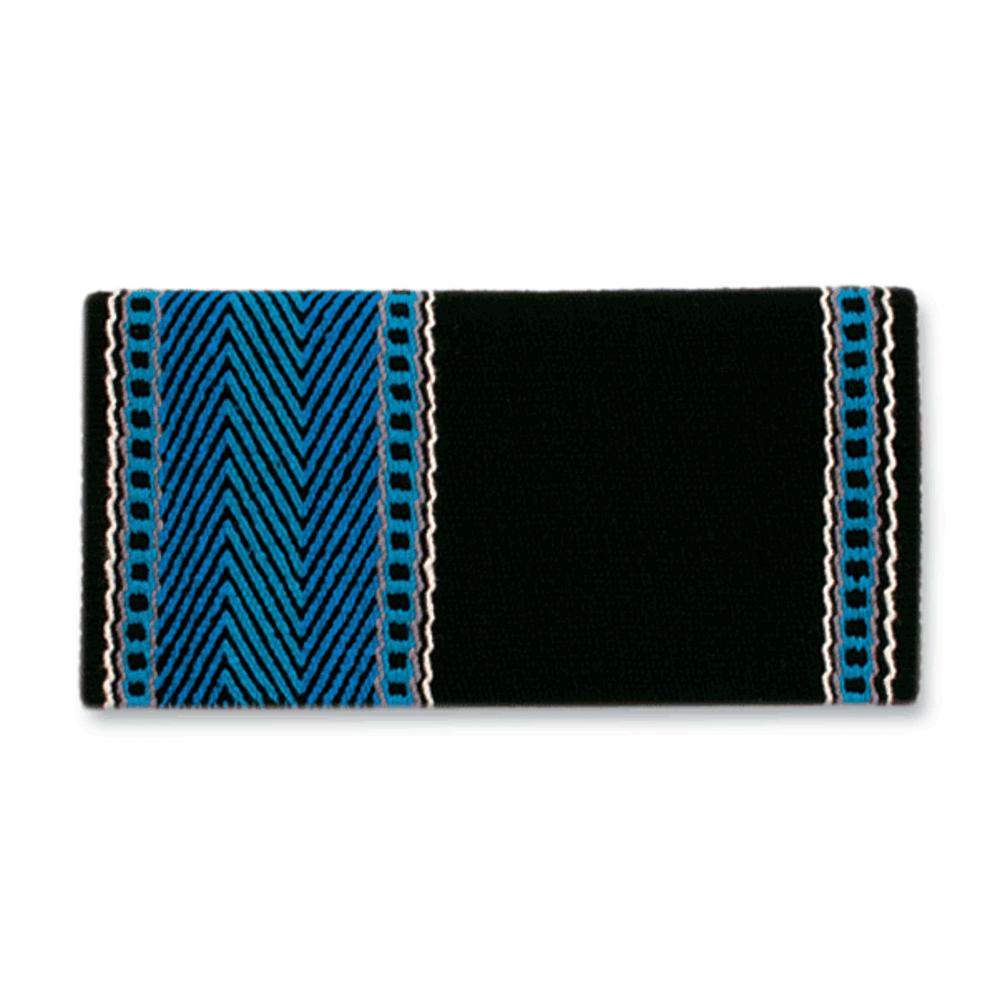 Tough 1 Western Wool Saddle Blanket – Mayan Pattern – New Zealand Wool