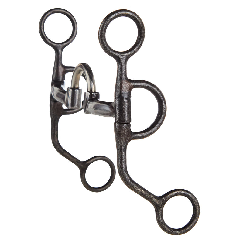 NRS Aged Steel Low Port Correctional Shank Bit