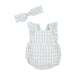 Mud Pie Blue Gingham Sunsuit