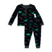 Boy's Glow Blue Dino PJ Set